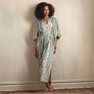 Villa D’ Ascoli Women's Cotton Sateen Caftan LARGE/XL  NWT
